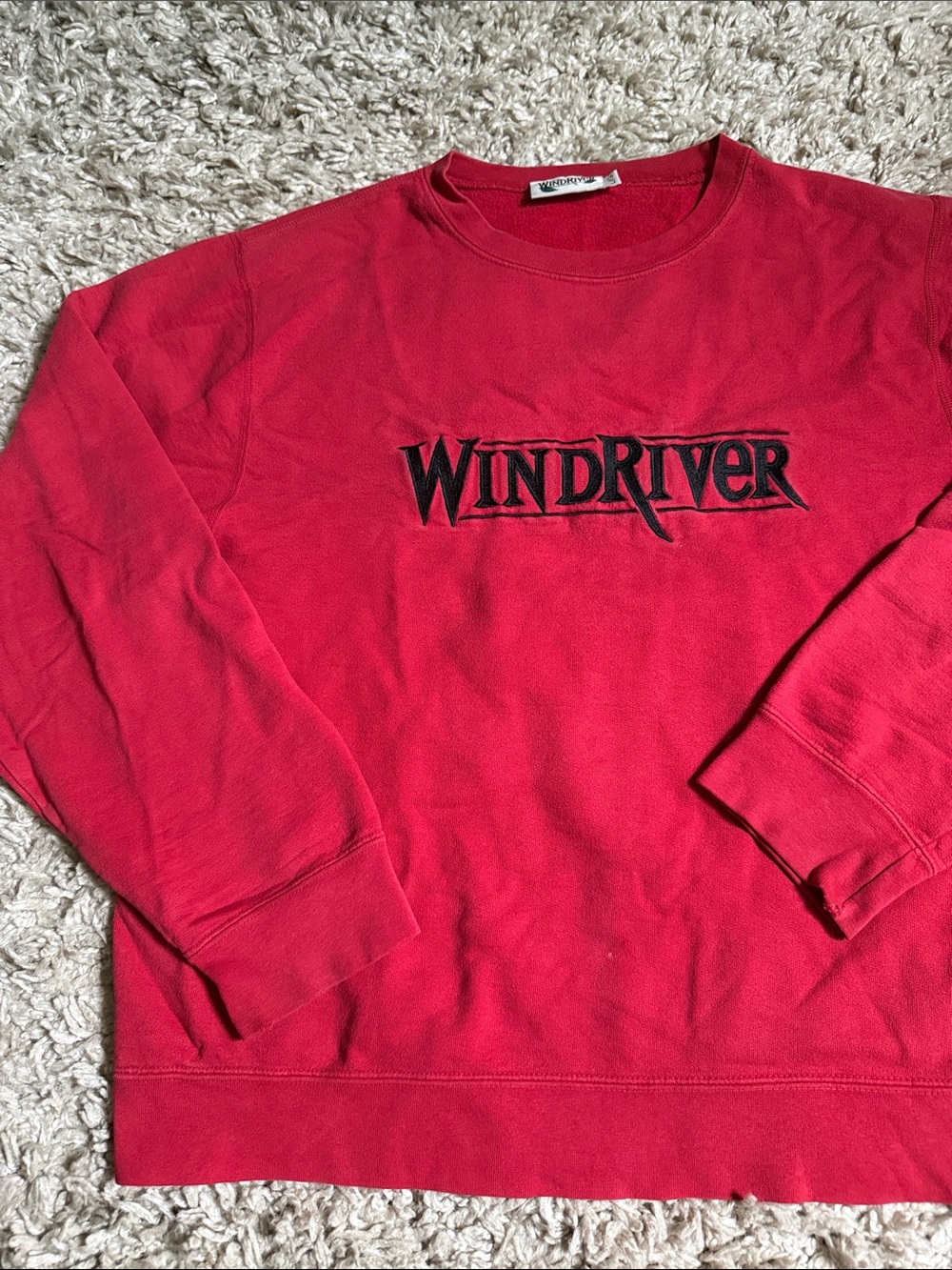 Vintage WindRiver Red Crewneck Sweatshirt